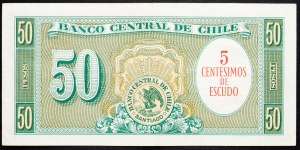 Chile, 50 Pesos 1958-1959