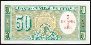 Čile, 50 pesos 1958-1959