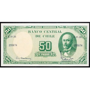 Chile, 50 Pesos 1958-1959