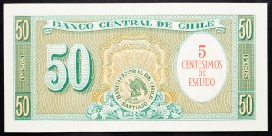 Chile, 50 Pesos 1958-1959