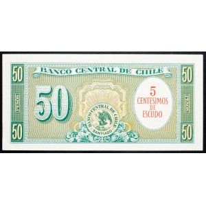 Chile, 50 Pesos 1958-1959