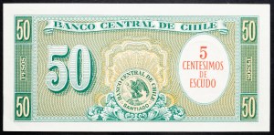 Čile, 50 pesos 1958-1959