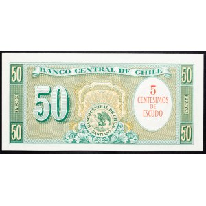 Chile, 50 Pesos 1958-1959
