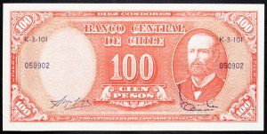 Cile, 100 Pesos 1960-1961