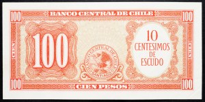 Chile, 100 pesos 1960-1961