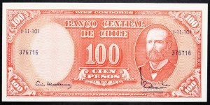 Chili, 100 Pesos 1960-1961
