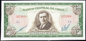 Chile, 50 Escudos 1962