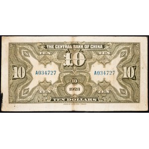China, 10 Dollars 1923