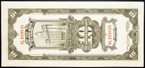 China, 10 Customs Gold Unit 1930