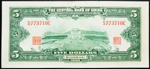 Čína, 5 dolarů 1930