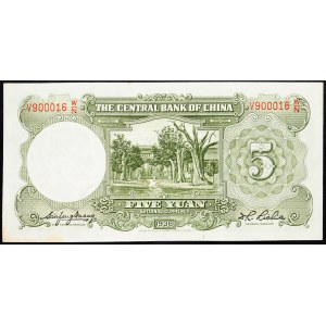 China, 5 Yuan 1936