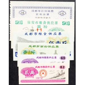 China, 0.2, 0,5, 1, 5, 10 Jin 1972, 1981, 1979, 1981
