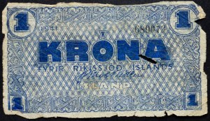 Islanda, 1 Króna 1941