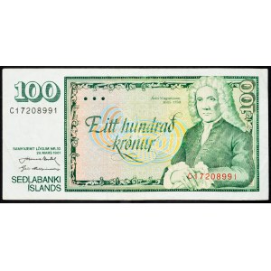 Island, 100 Krónur 1961