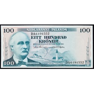 Iceland, 100 Krónur 1961
