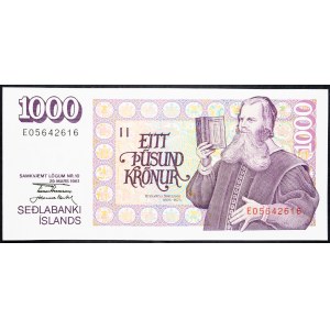 Island, 1000 Krónur 1961