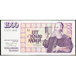 Island, 1000 Krónur 1986