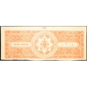 India, 4 Annas 1922