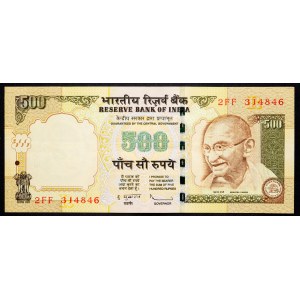 India, 500 Rupees 2009