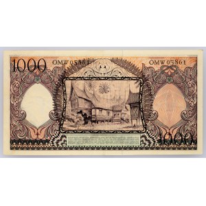 Indonesia, 1000 Rupiah 1958