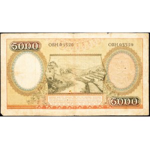 Indonesien, 5000 Rupiah 1958