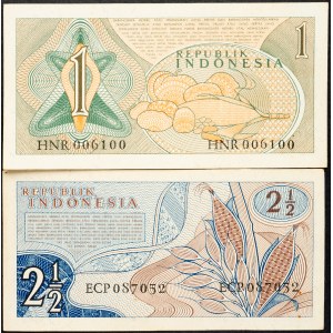 Indonesien, 1, 2 1/2 Rupiah 1961
