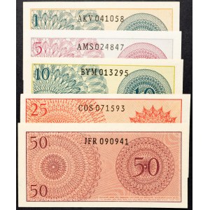 Indonesien, 1, 5, 10, 25, 50 Sen 1964
