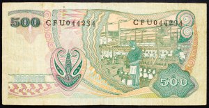 Indonézia, 500 rupií 1968