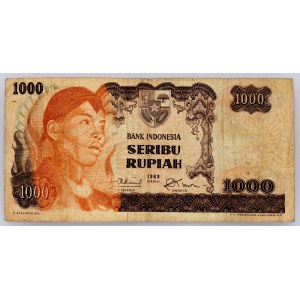 Indonésie, 1000 rupií 1968