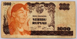 Indonezja, 1000 rupii 1968