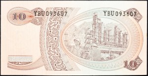 Indonesia, 10 rupie 1968