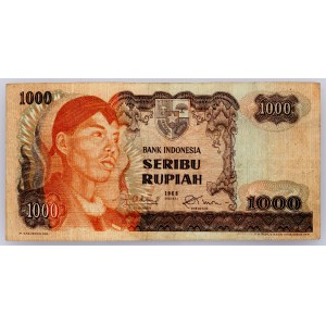 Indonesia, 1000 Rupiah 1968