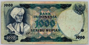 Indonésie, 1000 rupií 1975