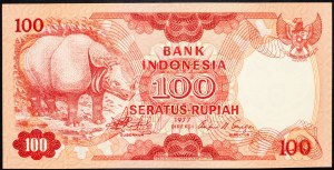 Indonésie, 100 rupií 1977