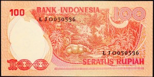 Indonesia, 100 rupie 1977