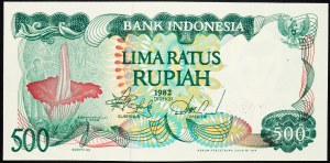 Indonesia, 500 Rupiah 1982