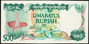 Indonezja, 500 rupii 1982