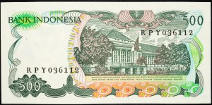 Indonesia, 500 rupie 1982