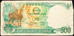 Indonezja, 500 rupii 1988