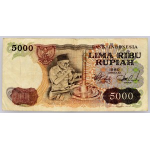 Indonesien, 5000 Rupiah 1989