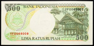 Indonesia, 500 rupie 1992