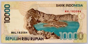 Indonezja, 10000 rupii 1998 r.