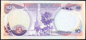 Iraq, 10 Dinars 1980