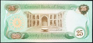 Irak, 25 dinarów 1982