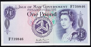 Isola di Man, 1 sterlina 1972