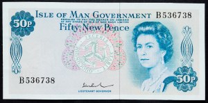 Isle of Man, 50 Pence 1972