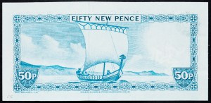 Île de Man, 50 pence 1972