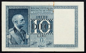 Itálie, 100 lir 1939