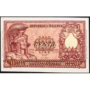Itálie, 100 lir 1951