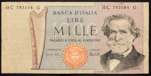 Italie, 1000 Lire 1975